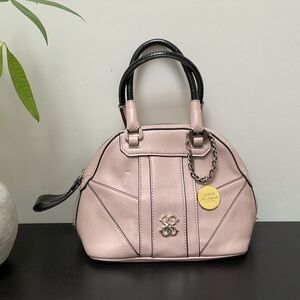 Guess Blush Satchel with Black Accents